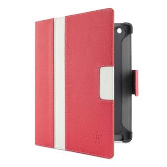 BELKIN Pouzdro Slim Plus Folio iPad 2&3,červ./bílé
