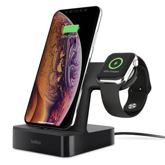 BELKIN Charge dock for iPhone & Apple Watch, černý