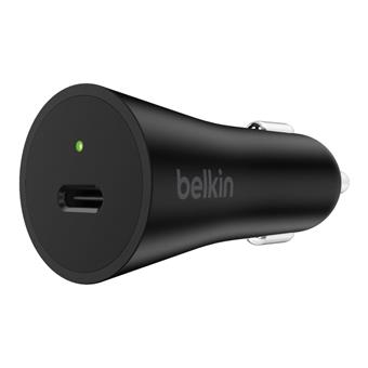 BELKIN 27W USB-C Power Delivery Car Charger, Black