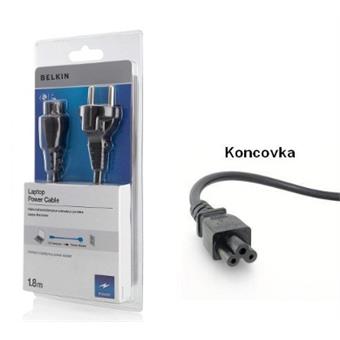 BELKIN Laptop C5 (3pin) napájecí kabel, 1.8 m