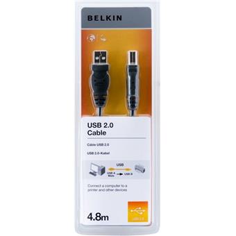 BELKIN USB 2.0 kabel A-B, řada standard, 4.8 m