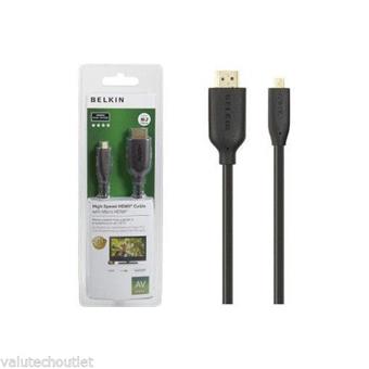 BELKIN HDMI - Micro HDMI kabel Gold, Ethernet, 3 m