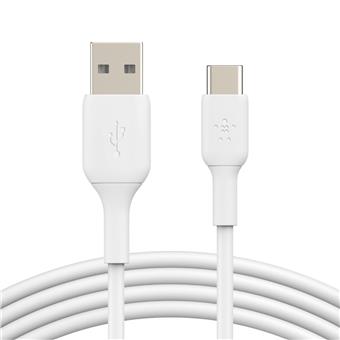 BELKIN kabel USB-C - USB-A, 1m, bílý