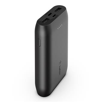 BELKIN powerbanka 10 000mAh, 15W + 15cm USB-C kabel, černá