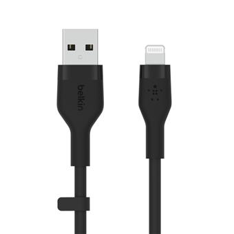 Belkin kabel USB-A na LTG_silikon, 1M, černý