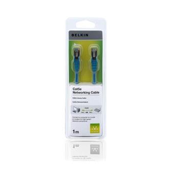 BELKIN Patch kabel Cat5E, RJ45, STP, modrý, 1m