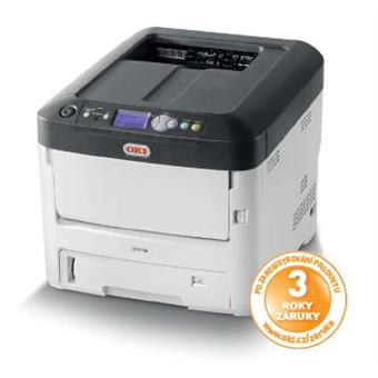 OKI C712n A4,36/34ppm, ProQ2400, USB, LAN