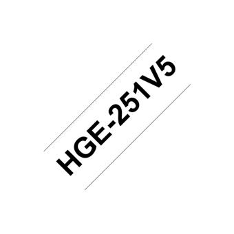HGE-251, biela / čierna, 24 mm