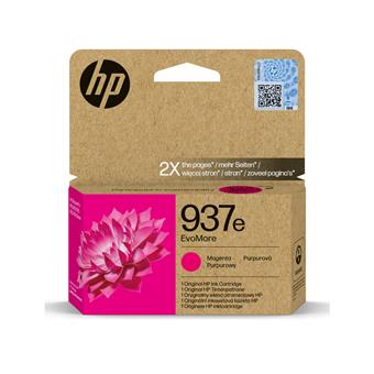 HP 937e atramentová náplň purpurová, 4S6W7NE