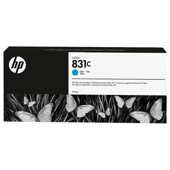 HP 831C inkoustová náplň azurová, CZ695A