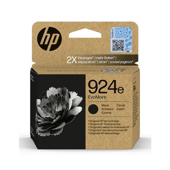 HP 924e inkoustová náplň černá, 4K0V0NE