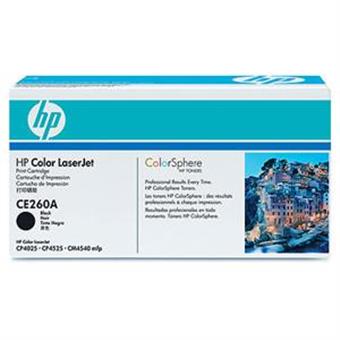 HP tlačová kazeta čierna, CE260A