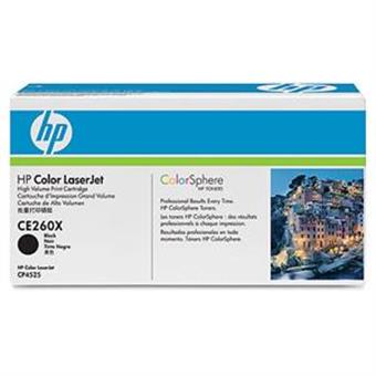 HP tlačová kazeta čierna veľká, CE260X
