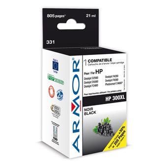 WECARE ARMOR ink kompatibilný s HP DJ D2560, CC641EE, 21ml, čierna/black