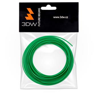 3DW - ABS filament 1,75mm zelená, 10m, tisk 220-250°C