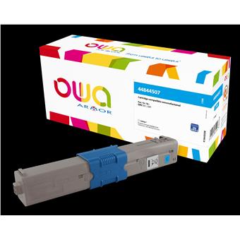 OWA Armor toner kompatibilní s OKI 44844507, 10000st, modrá/cyan