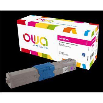 OWA Armor toner kompatibilný s OKI 46490606, 6000st, červená/magenta