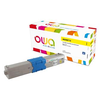 OWA Armor toner kompatibilný s OKI 46508713, 1500st, žltá/yellow