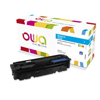 OWA Armor toner kompatibilní s HP W2031X, 6000st, modrá/cyan