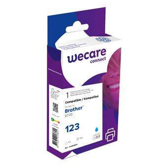 WECARE ARMOR ink kompatibilný s BROTHER LC-123C, modrá/cyan