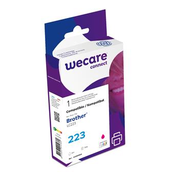 WECARE ARMOR ink kompatibilný s BROTHER LC-223M, červená/magenta