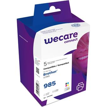 WECARE ARMOR ink kompatibilný s BROTHER LC-985,2xčierna/CMY