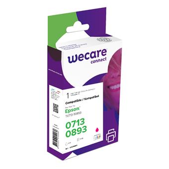 WECARE ARMOR ink kompatibilní s EPSON C13T07134012,červená/magenta