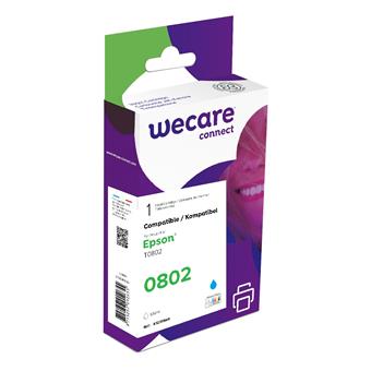 WECARE ARMOR ink kompatibilný s EPSON C13T08024011,modrá/cyan