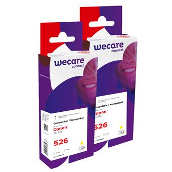 WECARE ARMOR sada ink kompatibilní s CANON CLI526Y 2x10,5ml,žlutá,CLI-526 Y