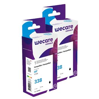 WECARE ARMOR sada ink kompatibilná s HP C8765EE, 2x20ml, čierna/black