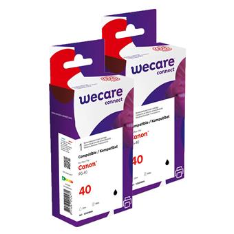 WECARE ARMOR sada ink pre CANON PG40 2x22ml, čierna, PG40