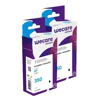 WECARE ARMOR sada ink pre HP CB335E 2x14ml, čierna,