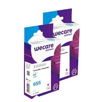 WECARE ARMOR sada ink kompatibilní s HP CZ111AE, 2x12ml, červená/magenta