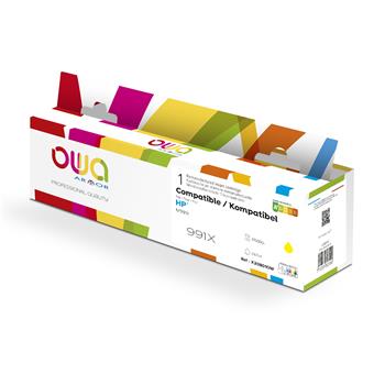 OWA ARMOR ink kompatibilní s HP M0J98AE , žlutá/yellow, 991X