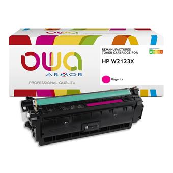 OWA Armor toner kompatibilný s HP W2123X,10000st, červená/magenta
