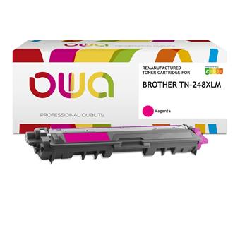 OWA Armor toner kompatibilní s Brother TN-248XL M, 2300st, červená/magenta