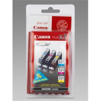 Canon pack CLI-521 C/M/Y