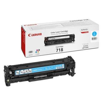 Canon toner CRG-718C, azúrový