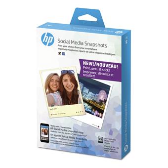 Samolepící fotopapír HP 25 listů 10x13 cm, 265g/m