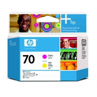 HP no 70 purpurová a žltá tlač hlava, C9406A