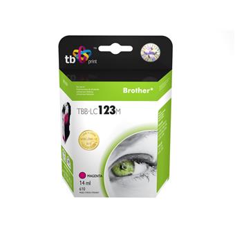 Ink.kazeta kompatibilná s Brother LC123M 100% new