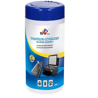 TB Clean Alkoholové čistící ubrousky v tubě(100ks)