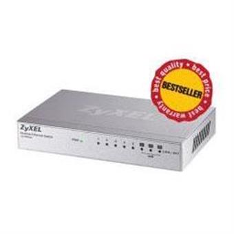 ZyXEL 8x10/100 QoS switch (metal housing) ES-108A