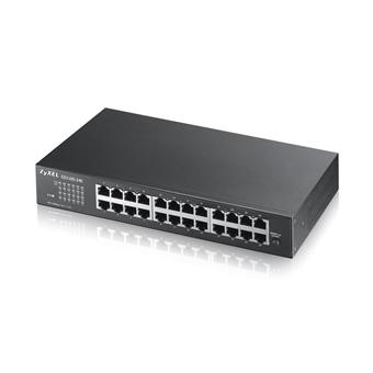 ZYXEL 24xGb fanless rack switch GS1100-24E