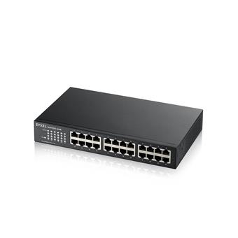 ZYXEL 24xGb fanless rack switch GS1100-24E v4
