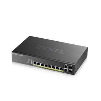 ZYXEL GS2220-10HP 8port GbE L2 Switch,1 GbE Uplink, PoE