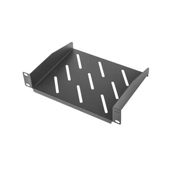 LANBERG 10" PEVNÁ POLICE 1U/254X180MM MAX. NOSNOST DO 20 KG ČERNÁ