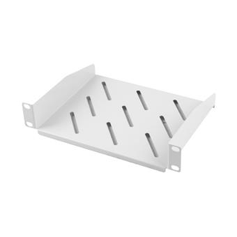 LANBERG 10" PEVNÁ POLICE 1U/254X180MM MAX. NOSNOST DO 20 KG ŠEDÁ