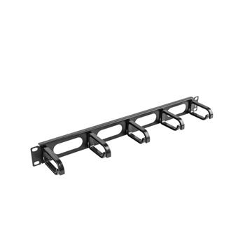 LANBERG19" PANEL PRO SPRÁVU KÁBLOV 5 KRÚŽKOV - TYP B 1U ČIERNY