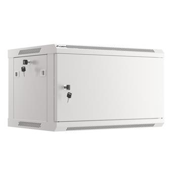 LANBERG RACKOVÁ SKŘÍŇ 19" PRO MONTÁŽ NA STĚNU 6U/600X450 PRO VLASTNÍ MONTÁŽ S KOVOVÝMI DVEŘMI ŠEDÁ